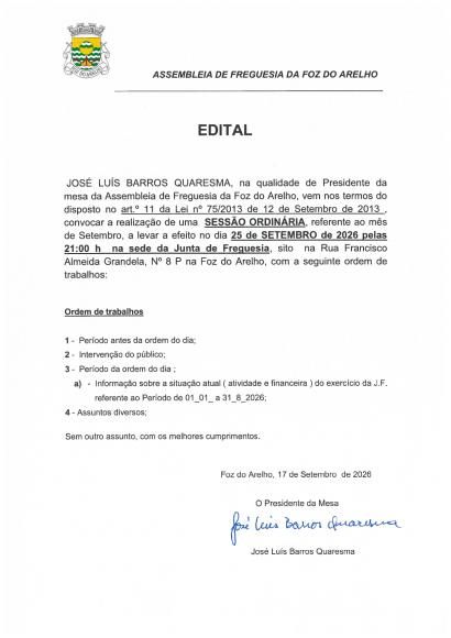 EDITAL assembleia Ordinaria 25.09.2026