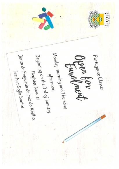 PORTUGUESE CLASSES - VENHA APRENDER PORTUGU&Ecirc;S