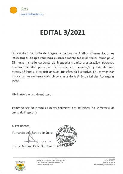 REUNI&Atilde;O DE EXECUTIVO ANO 2021