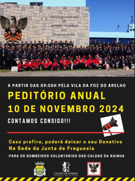 Pedit&oacute;rio Anual Domingo - 10 de Novembro 2024