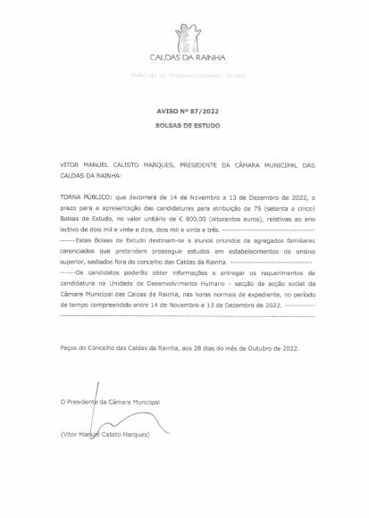 BOLSAS DE ESTUDO