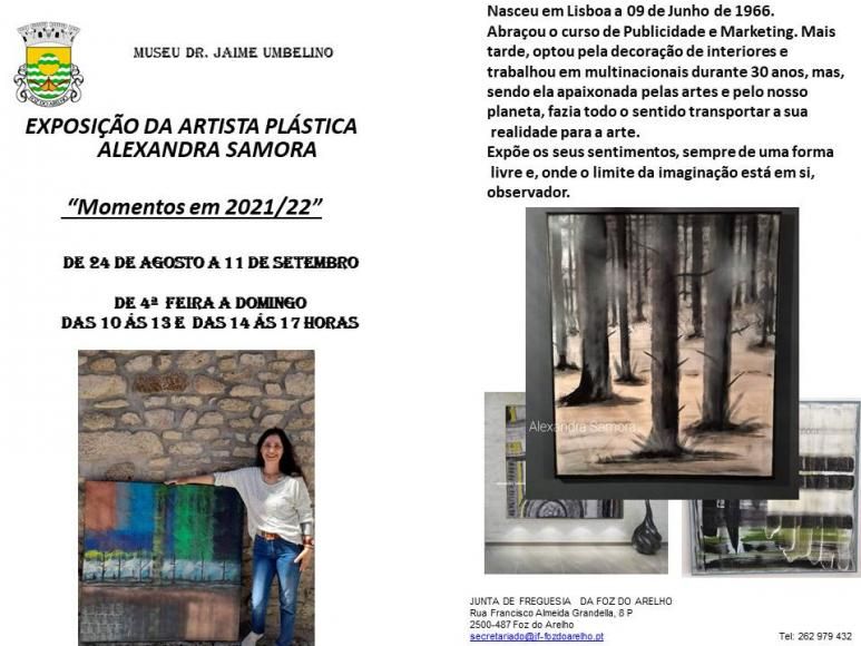 EXPOSI&Ccedil;&Atilde;O DA ARTISTA PL&Aacute;STICA "ALEXANDRA SAMORA"