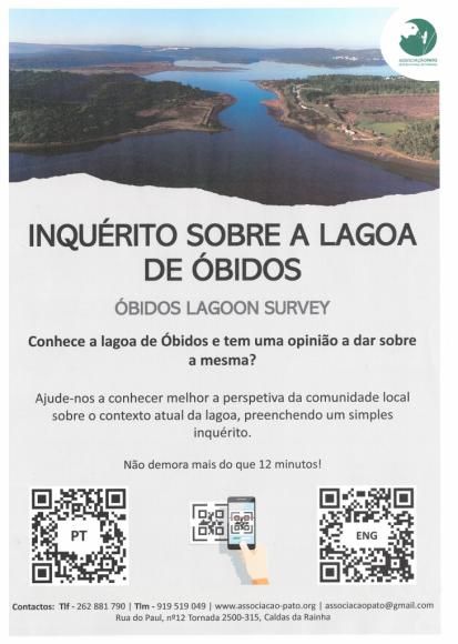 INQU&Eacute;RITO SOBRE A LAGOA DE &Oacute;BIDOS