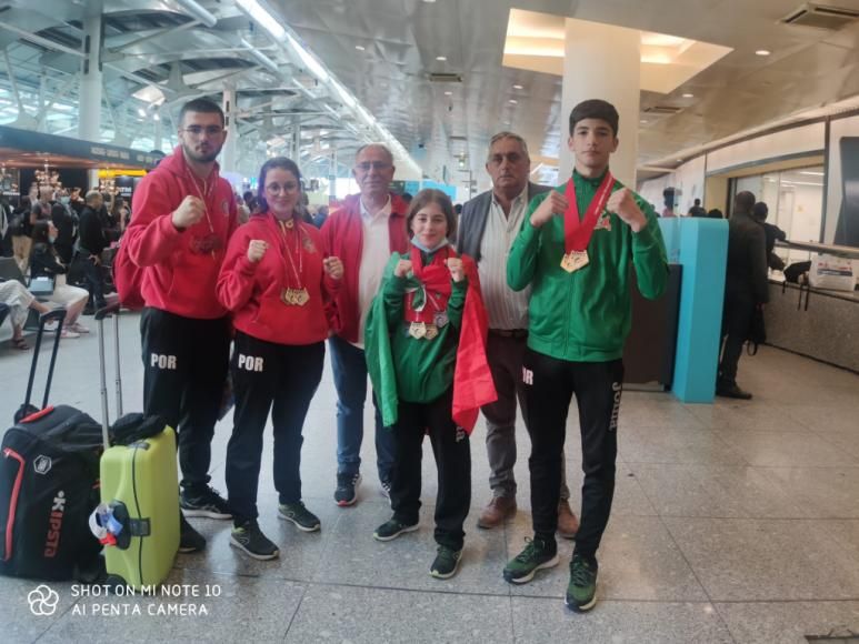 CHEGADA DOS NOSSOS ATLETAS AO AEROPORTO