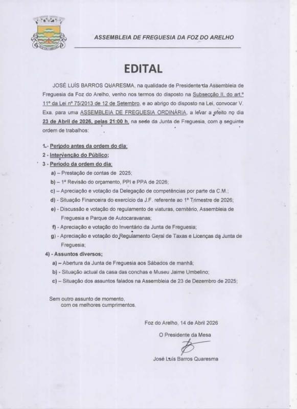 Junta de Freguesia de Foz do Arelho